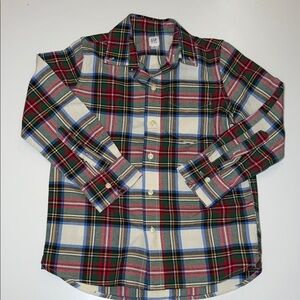 Gap Oxford plaid button down size 6